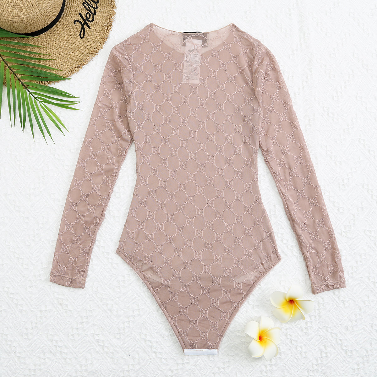 14B100YDE Stylish Long sleeve swimsuit