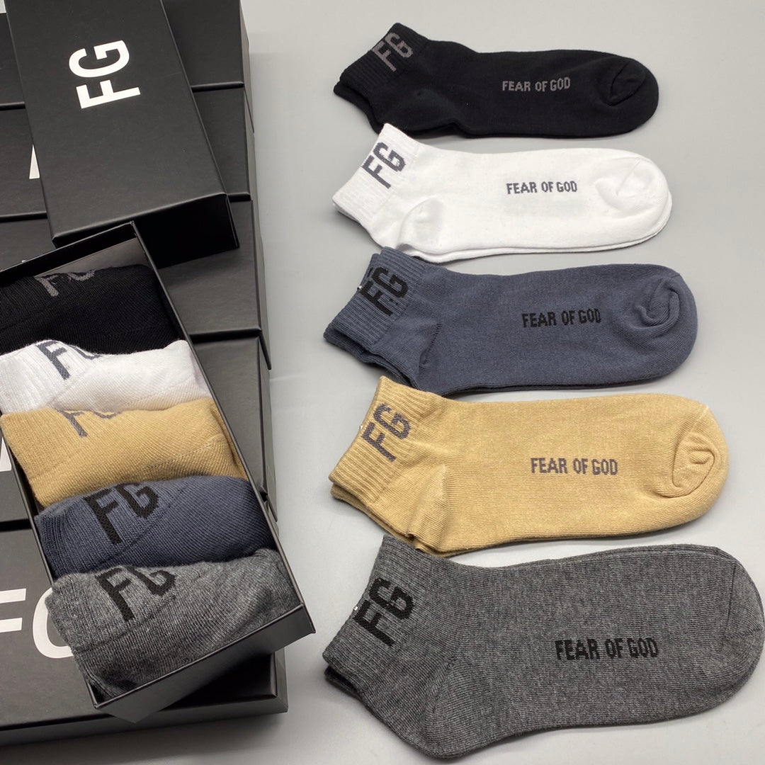 235QA38SDE Stylish socks(5 pairs )