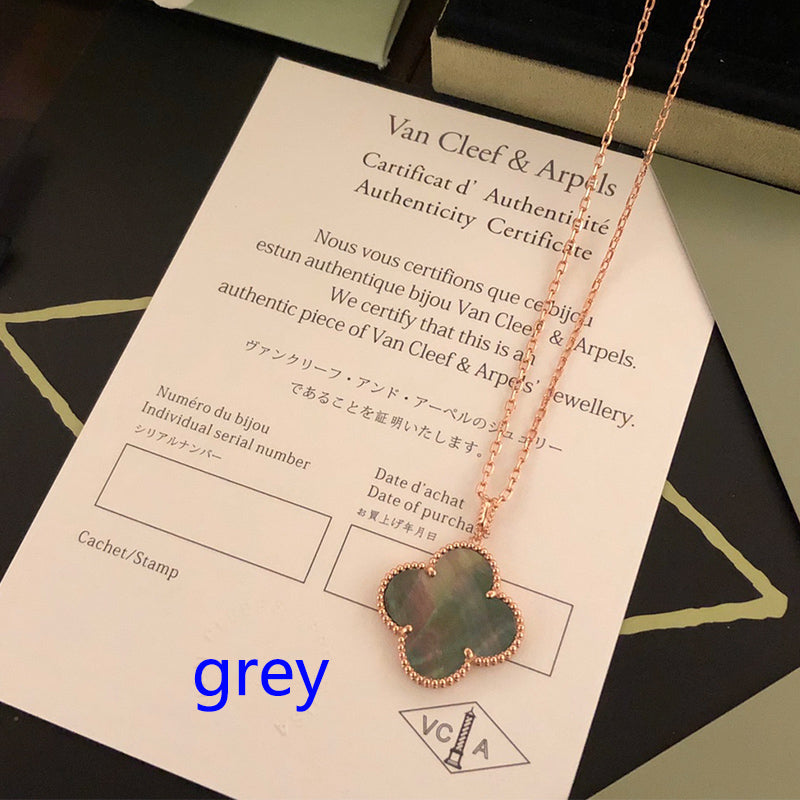 5XVA184XDE Stylish 1 flower necklace