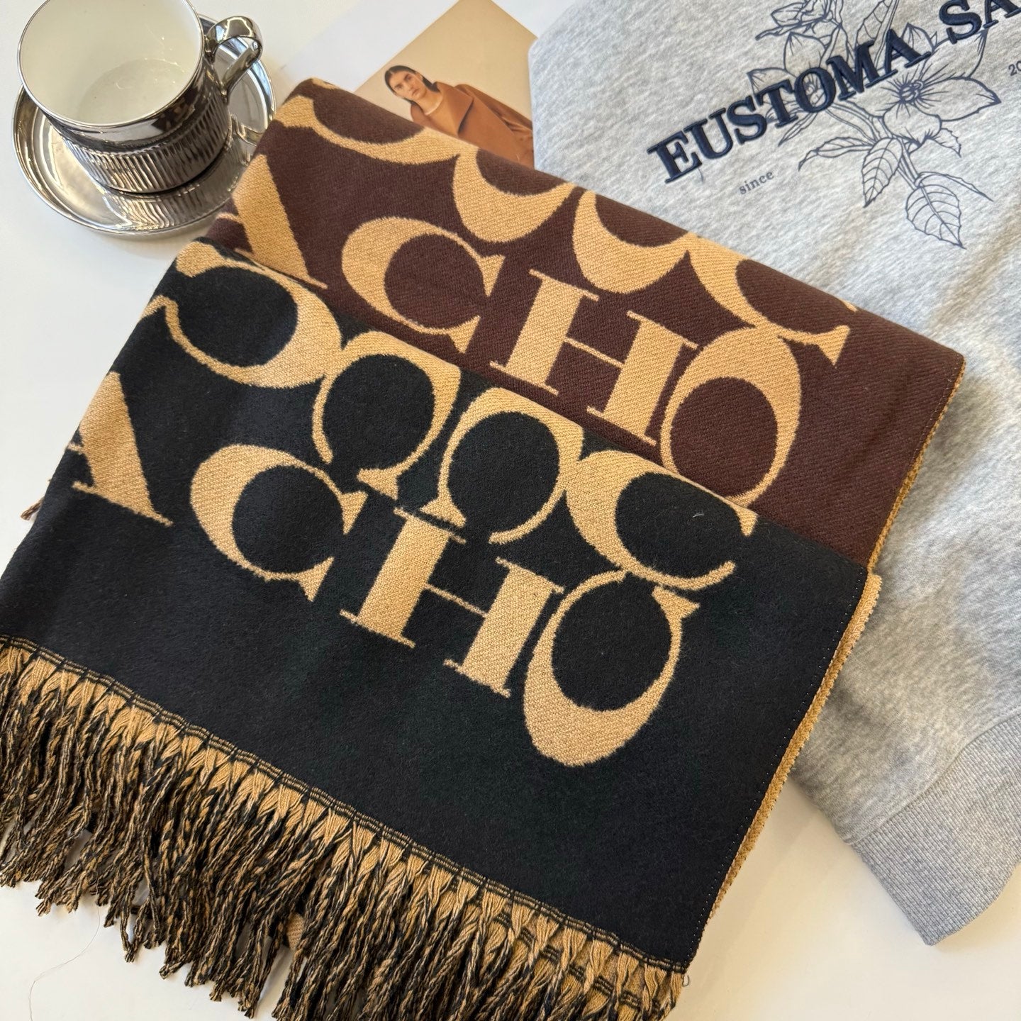 185ZA63WDE Stylish Winter Scarves