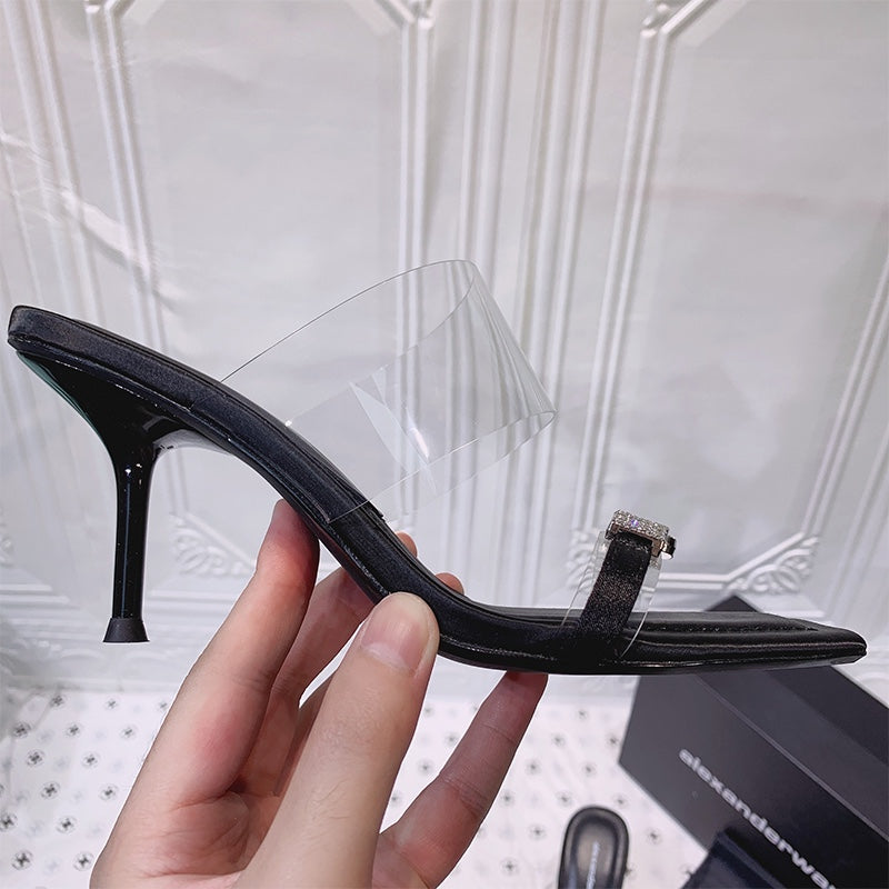 14A164ZDE Stylish Slippers Heel height 7cm