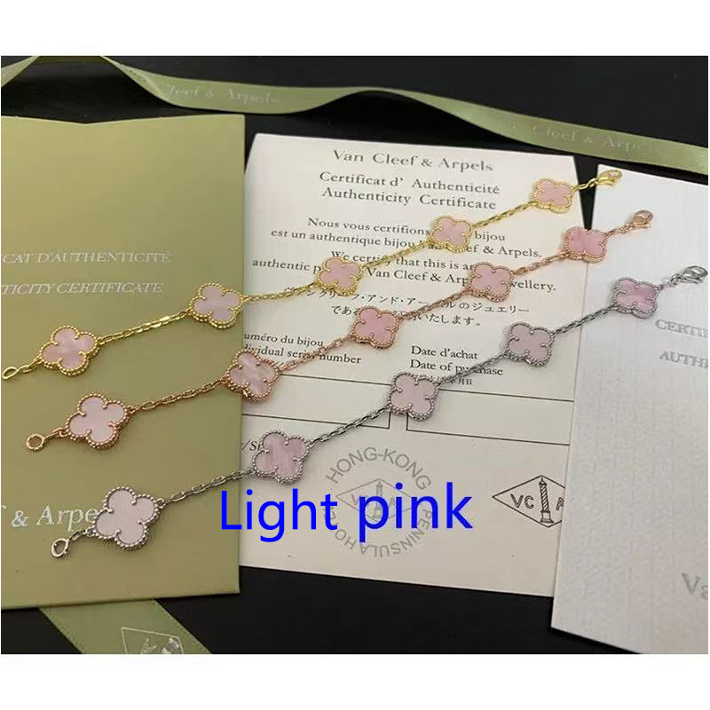 5XVA180KDE Stylish bracelets 5 flowers normal size1.5cm flower