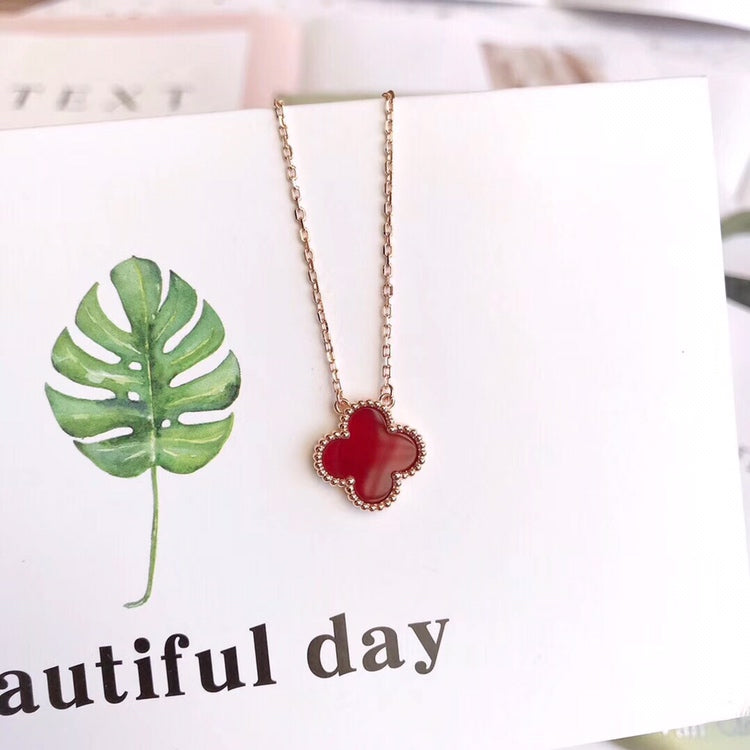 5XVA184XDE Stylish 1 flower necklace