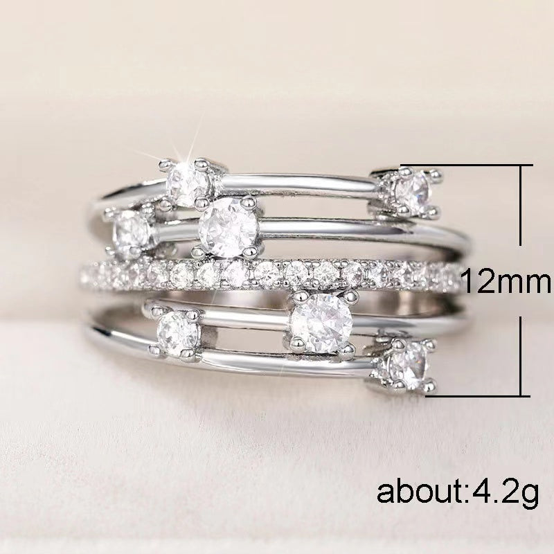 PYA35JDE Stylish Diamond Ring High Quality Wedding Ring