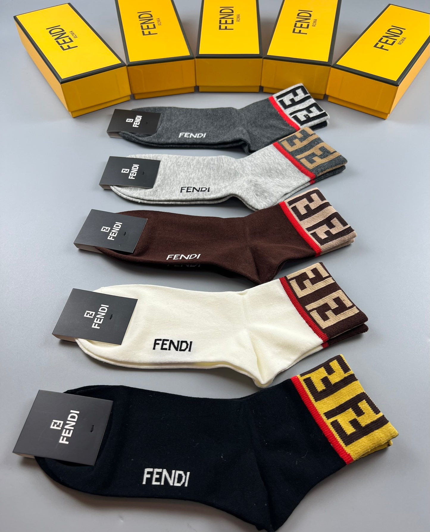 235QF65SDE Stylish socks(5 pairs )