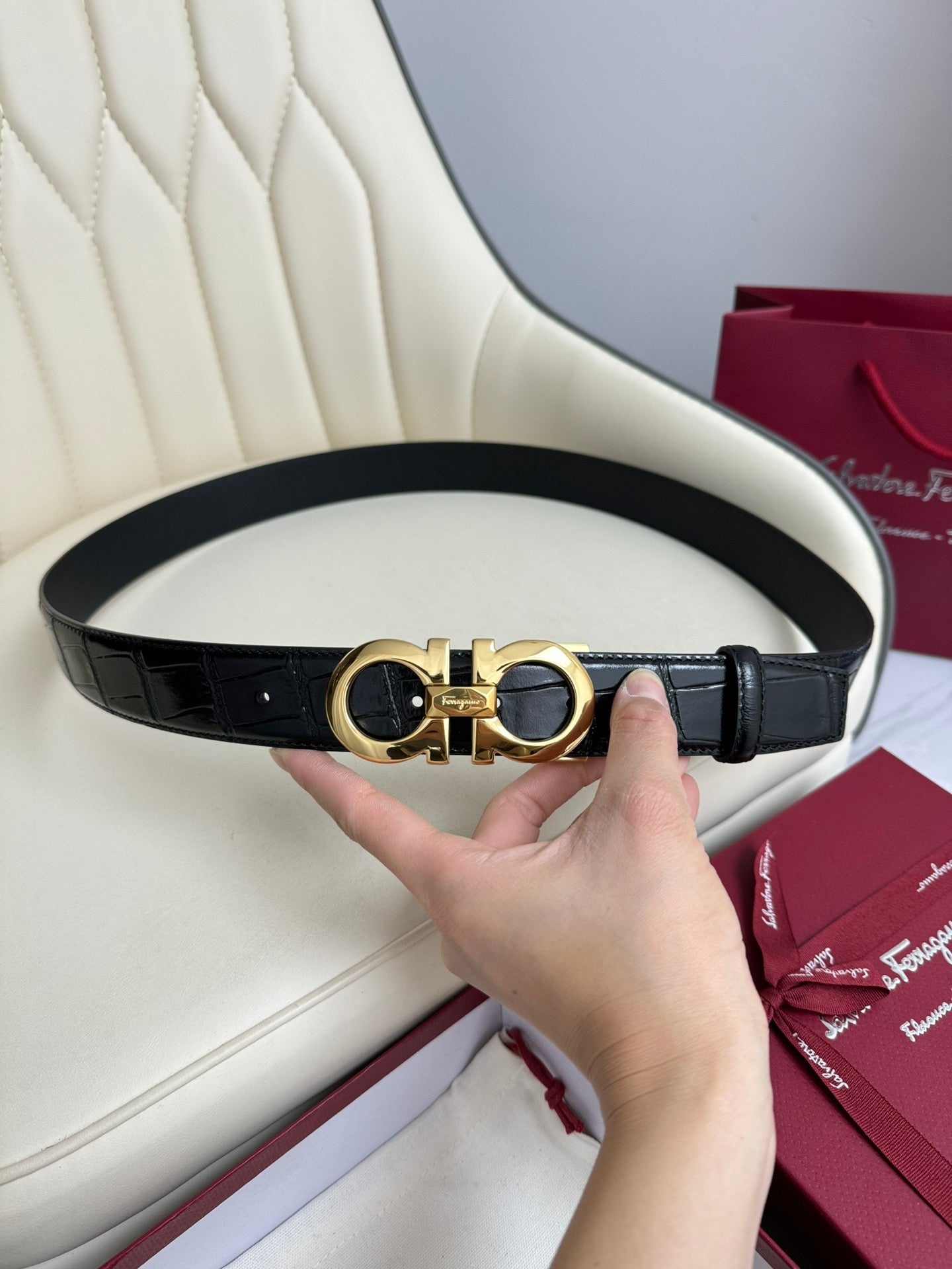 1WA167PDE Stylish High quality belt With full package