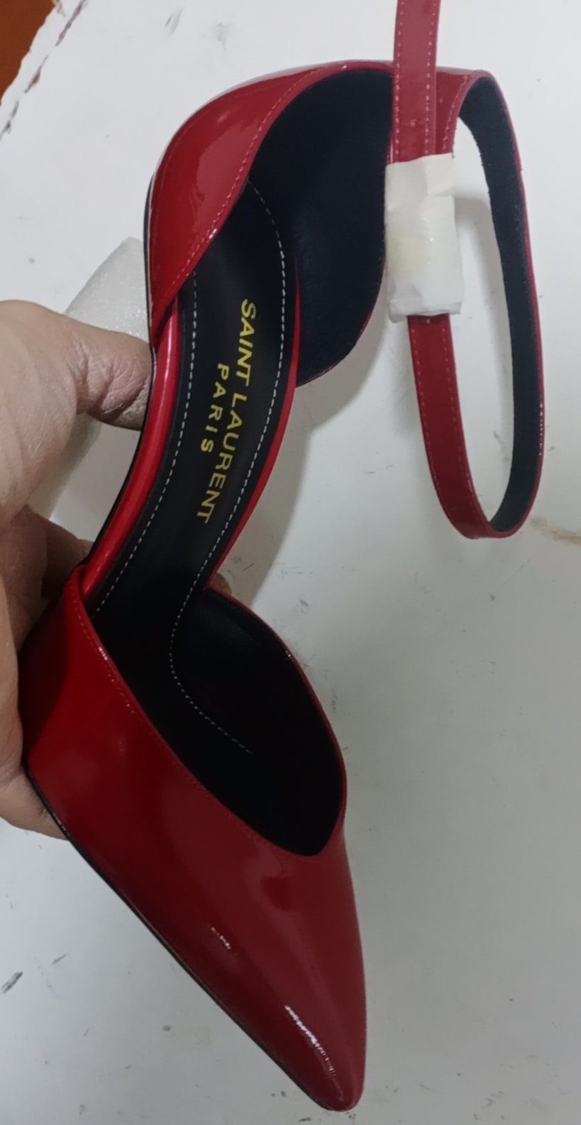 2XSL159ZDE Stylish leather high heels(patent leather)
