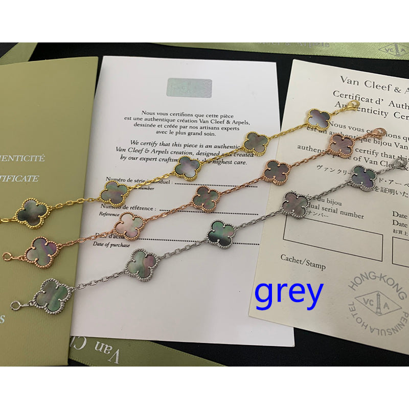 5XVA180KDE Stylish bracelets 5 flowers normal size1.5cm flower