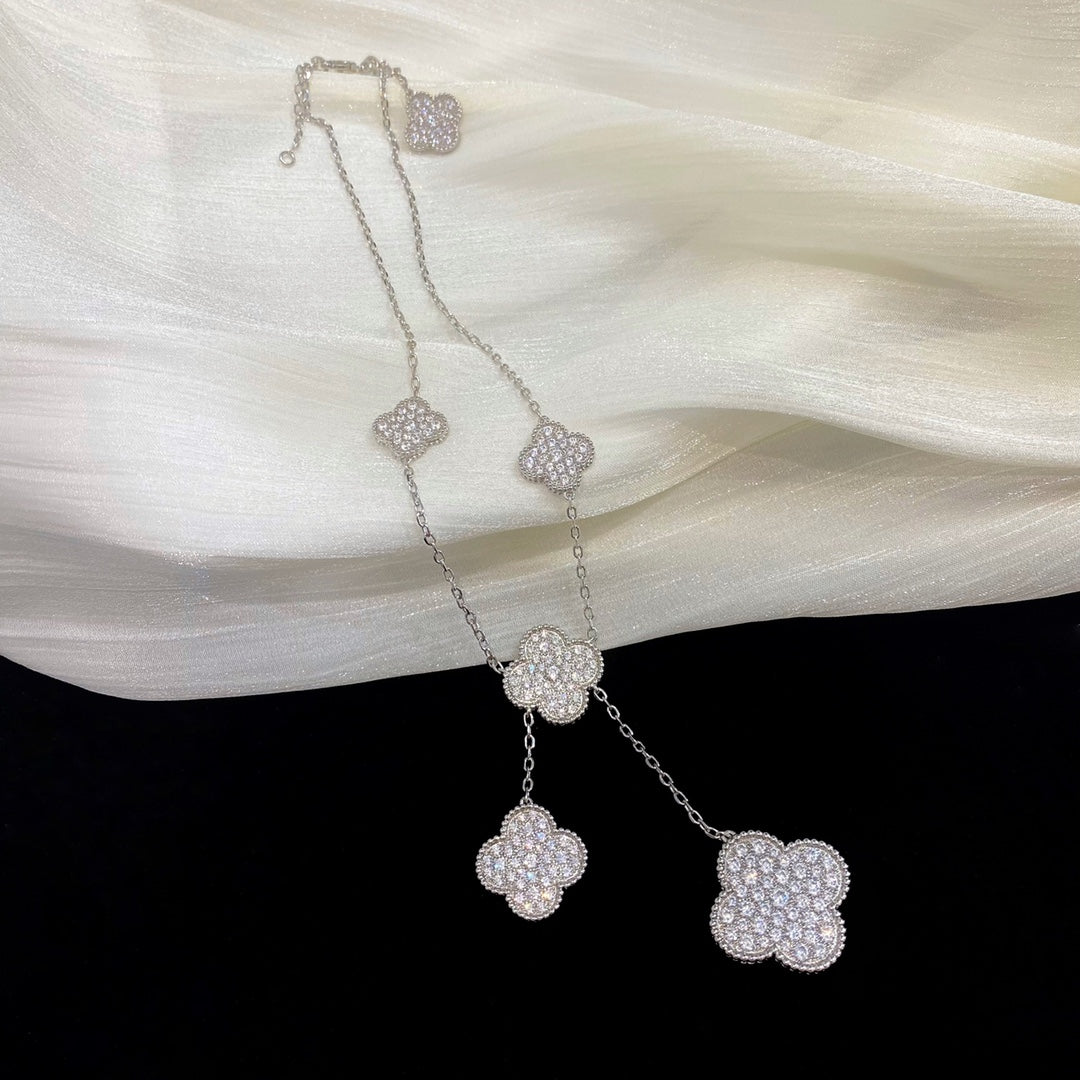 5XVA182KDE Stylish 6 flowers necklaces