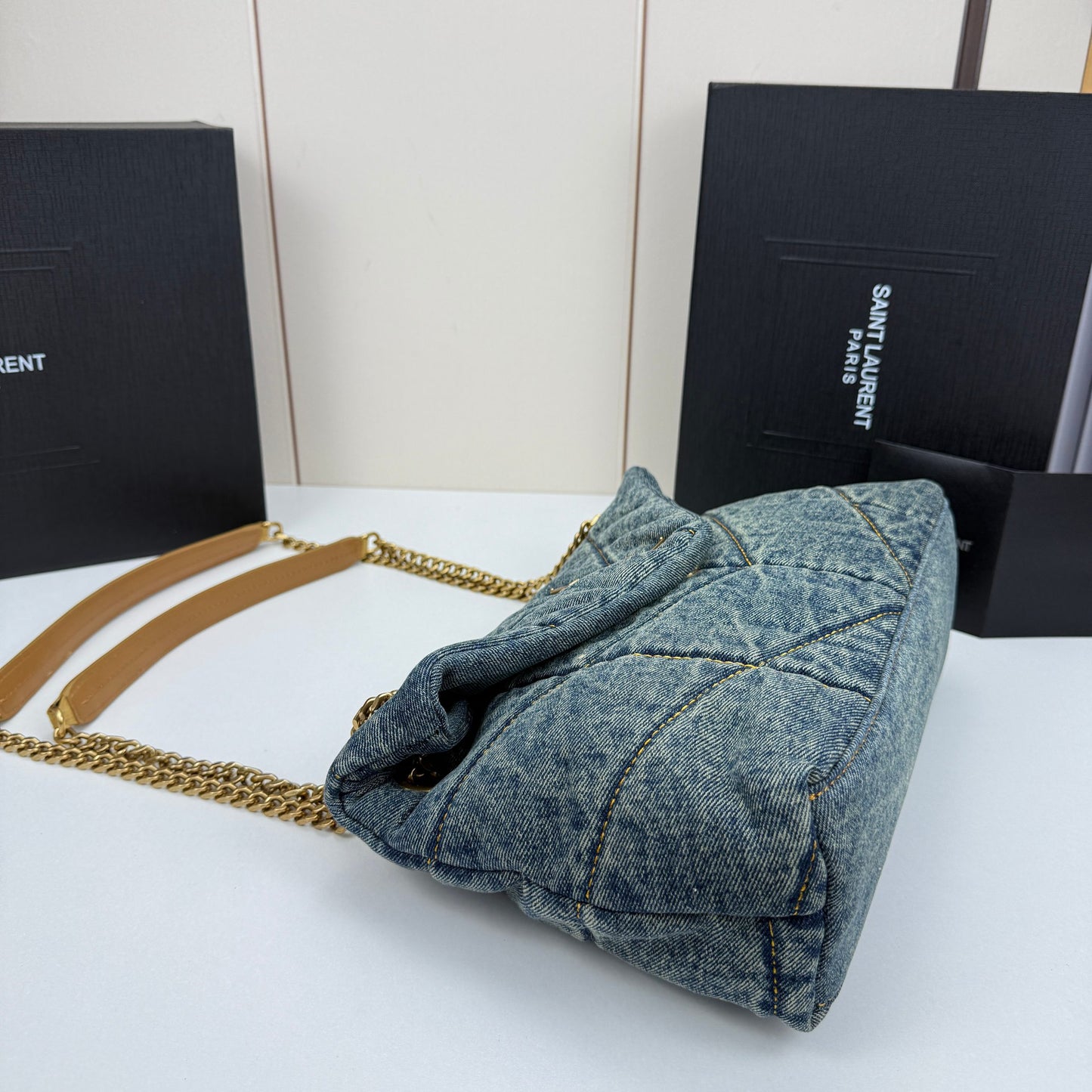 15RSL17BDE Stylish denim bags