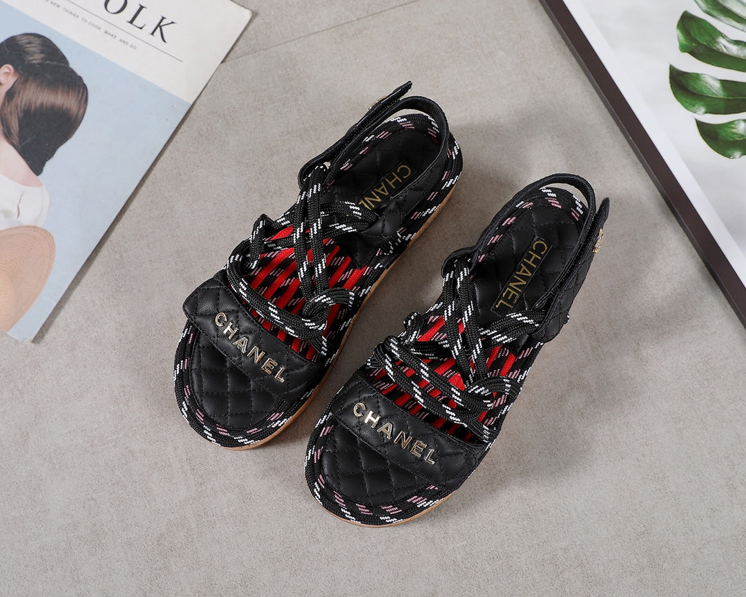 245RC11ZDE Stylish genuine leather sandals