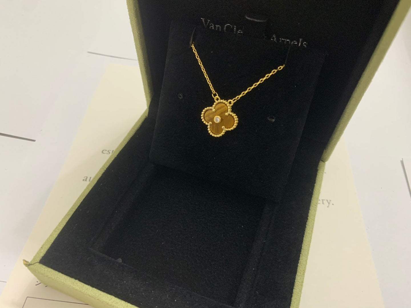 5XVA185XDE Stylish 1 flower necklace