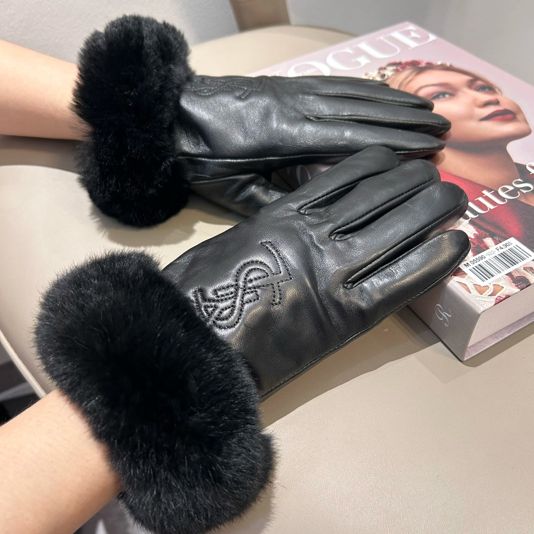 14SL25SDE Stylish Wool gloves