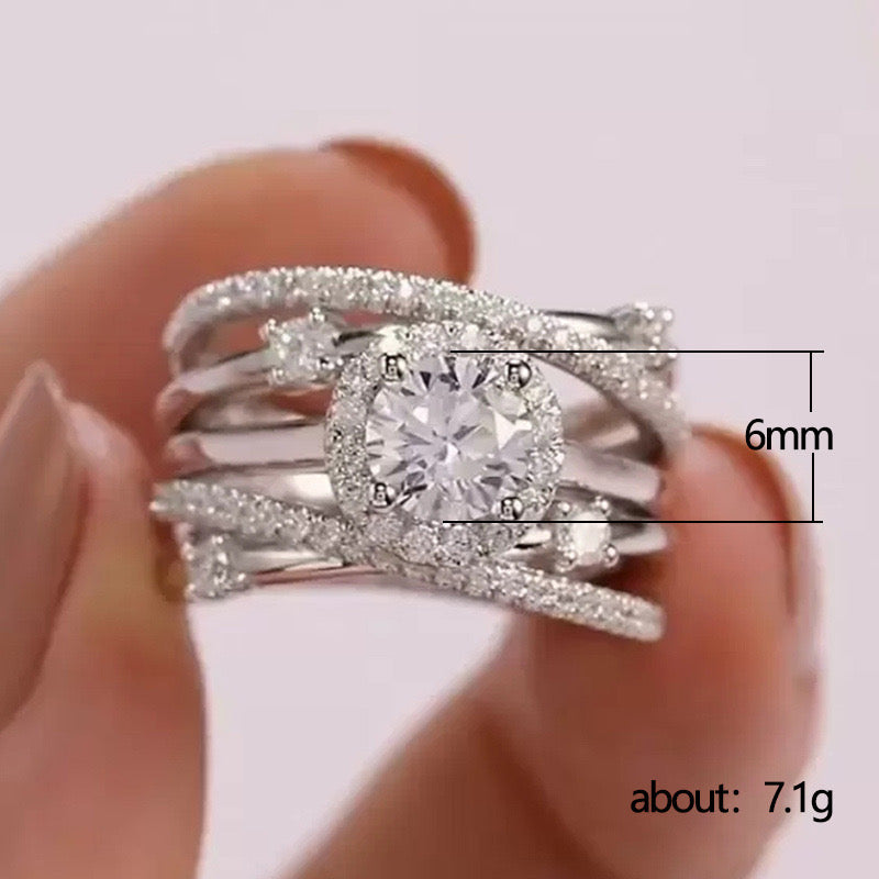 PYA3JDE Stylish Diamond Ring High Quality Wedding Ring