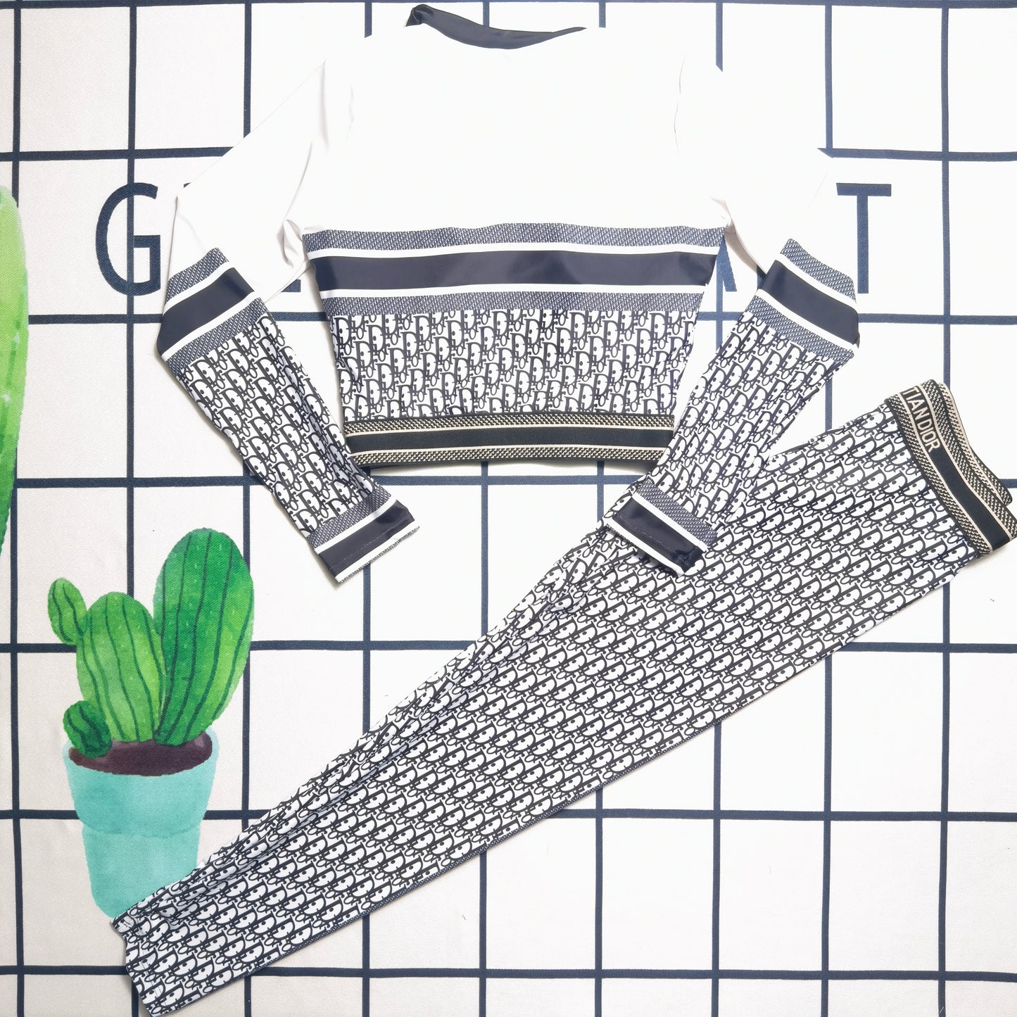 14D141YDE Stylish Long sleeve swimsuit