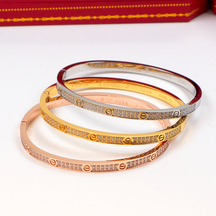 PK2KDE Stylish 2-row diamond bracelet