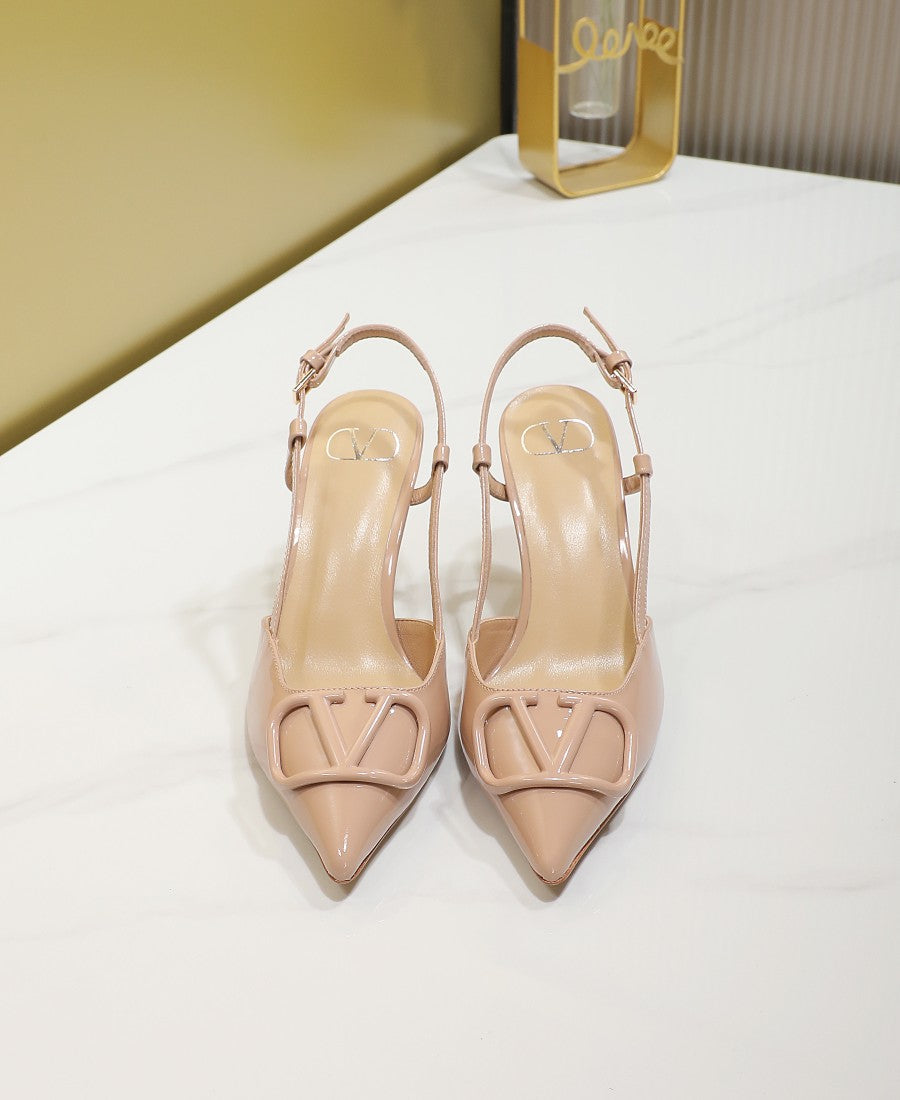 245RVL21ZDE Stylish leather High heels