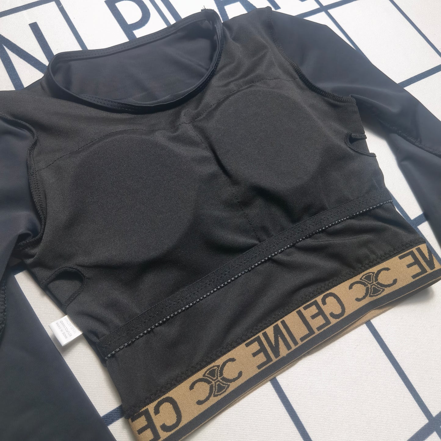 14CL159YDE Stylish Long sleeve swimsuit