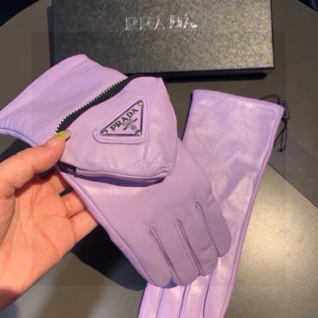 14PD46SDE Stylish sheepskin gloves
