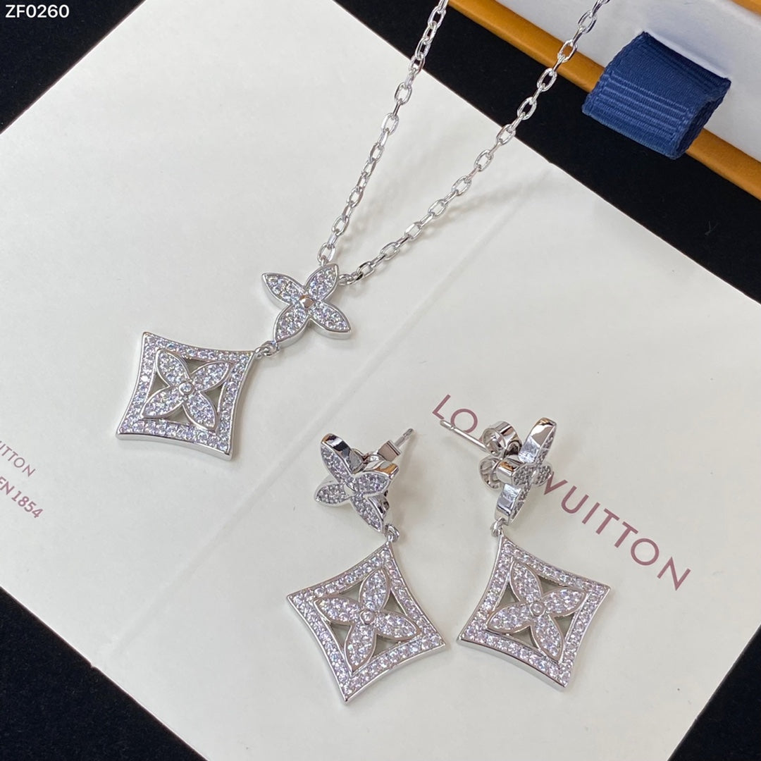 1YE249XDE Stylish Earrings Necklaces