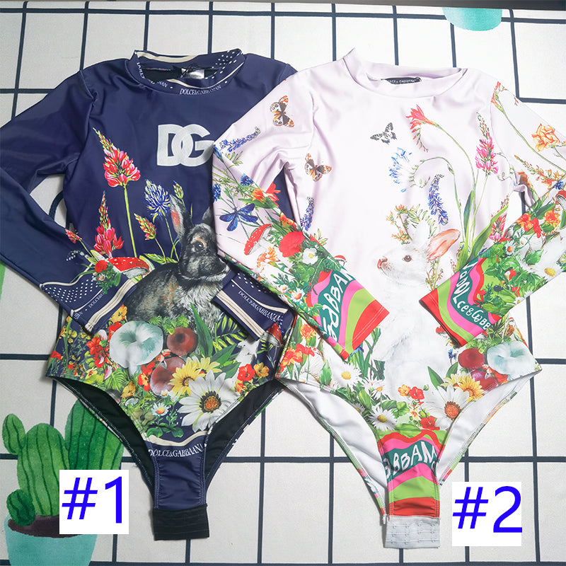 14A98YDE Stylish Long sleeve swimsuit