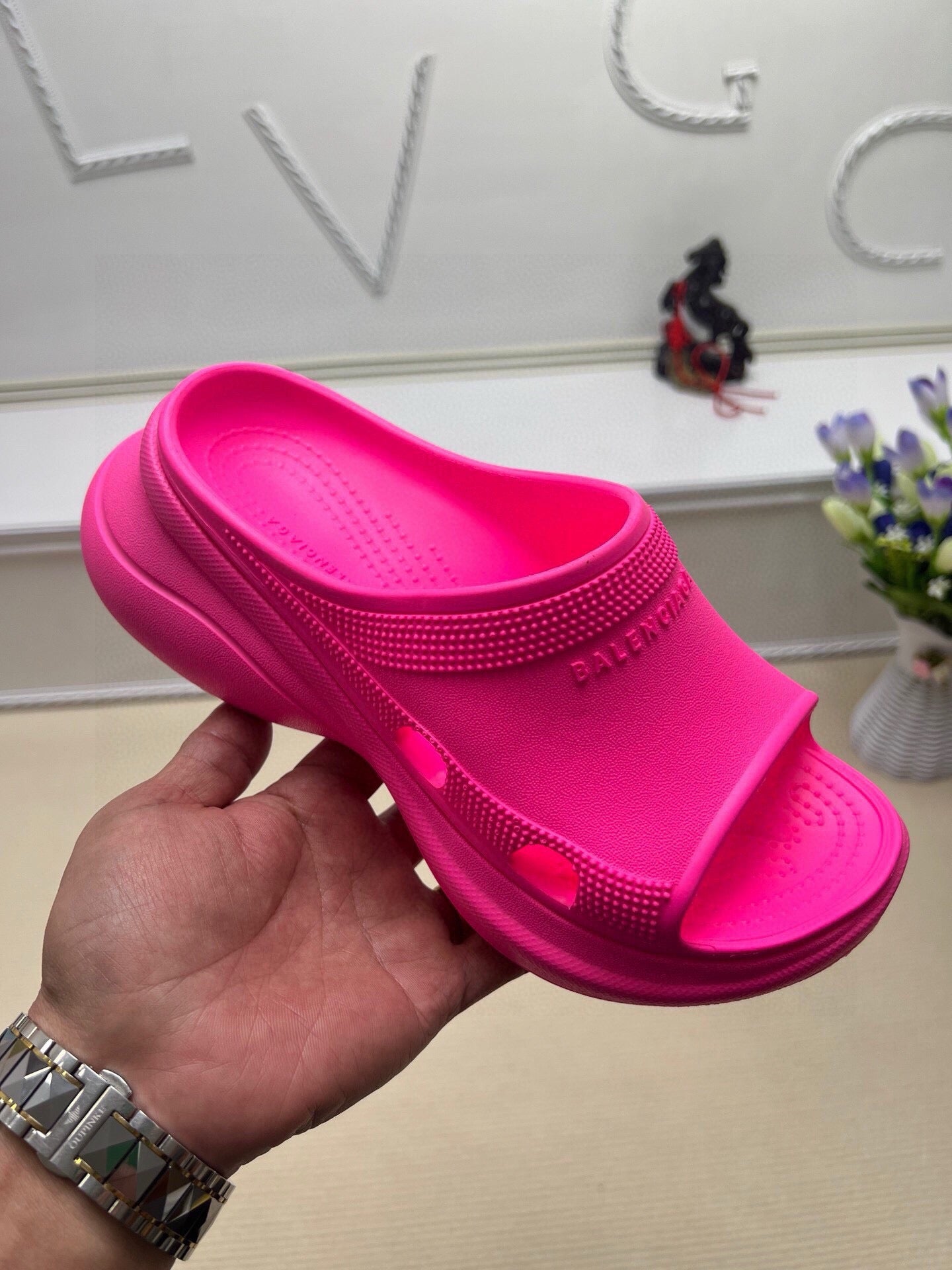 54J41ZDE Stylish slippers Sole thickness 6cm