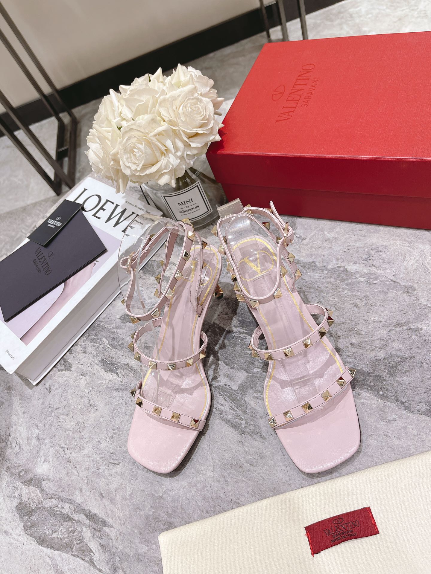 255QVL54ZDE Stylish leather High heels