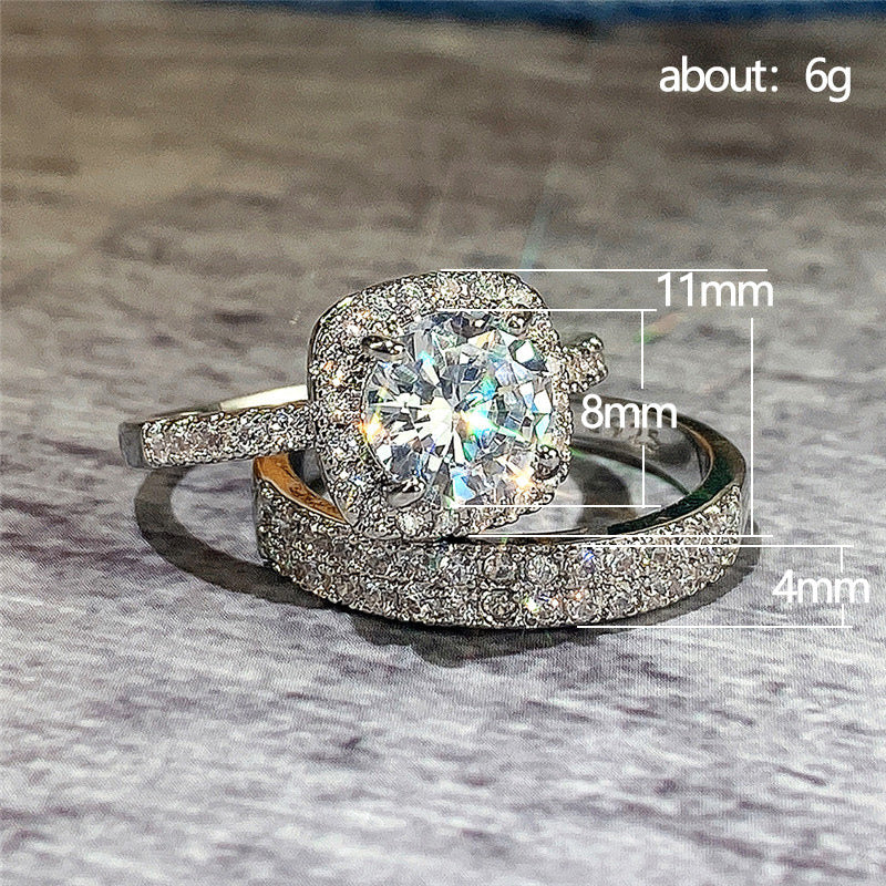 PYA8JDE Stylish Diamond Ring High Quality Wedding Ring