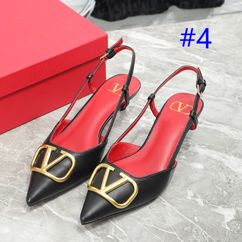 245RVL19ZDE Stylish leather High heels