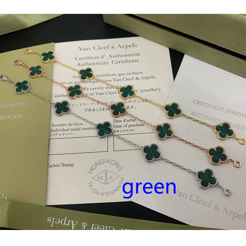 5XVA180KDE Stylish bracelets 5 flowers normal size1.5cm flower