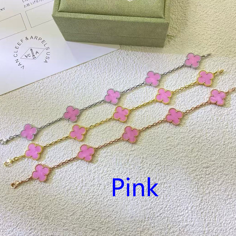 5XVA180KDE Stylish bracelets 5 flowers normal size1.5cm flower