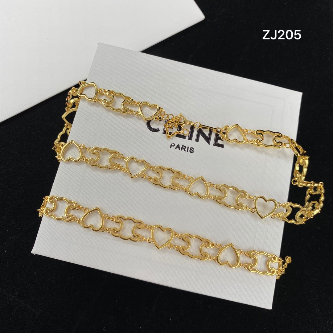 1NCL174XDE Stylish necklace bracelet