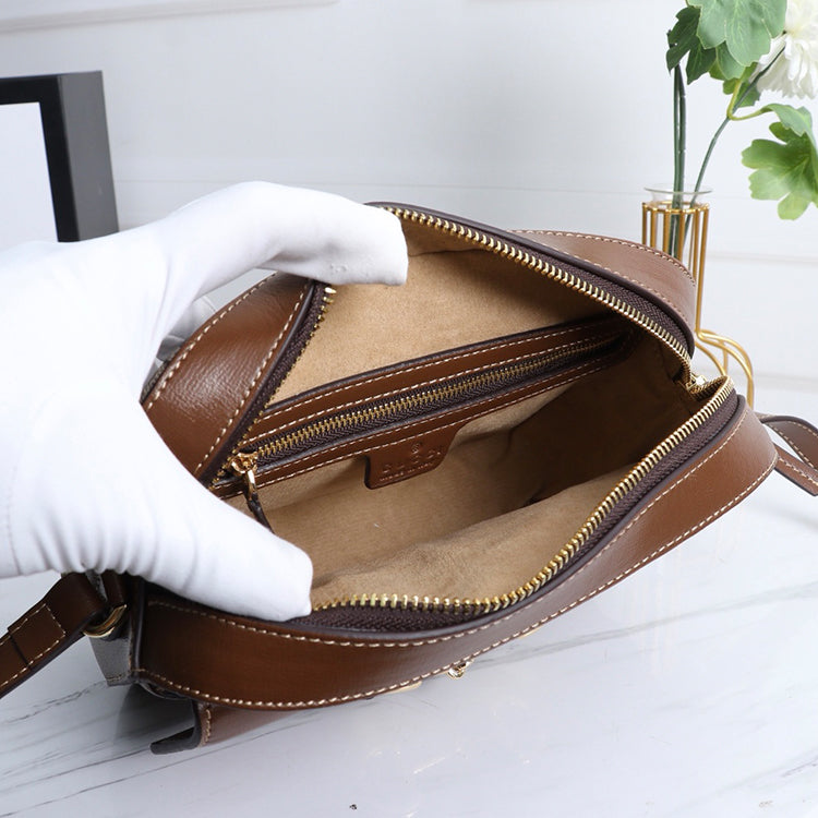 AB024BDE Stylish leather bag