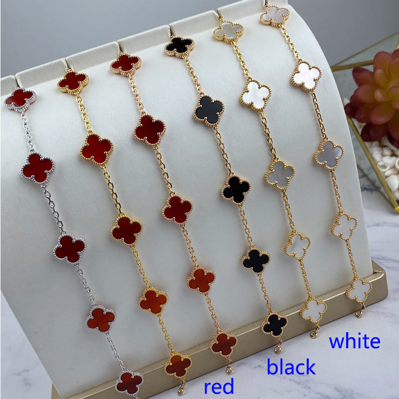 5XVA180KDE Stylish bracelets 5 flowers normal size1.5cm flower
