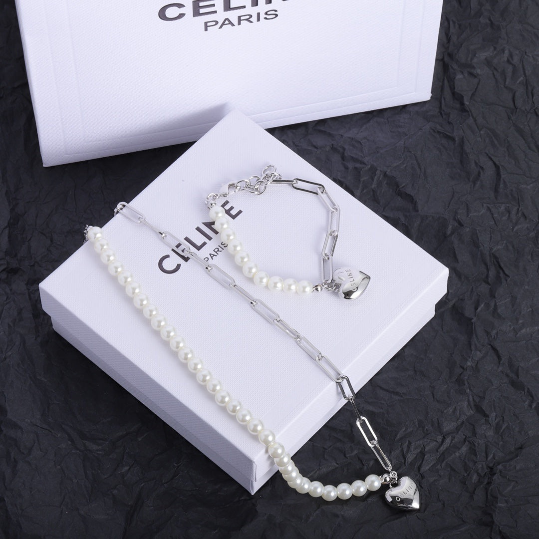 1NCL166XDE Stylish necklace bracelet