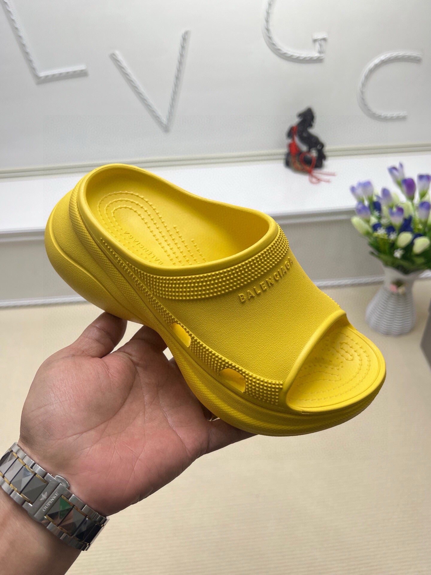 54J41ZDE Stylish slippers Sole thickness 6cm