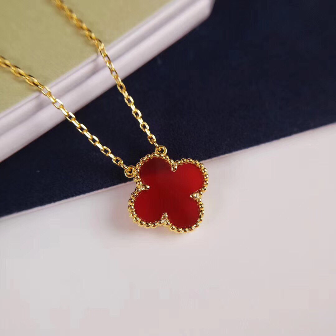 5XVA184XDE Stylish 1 flower necklace