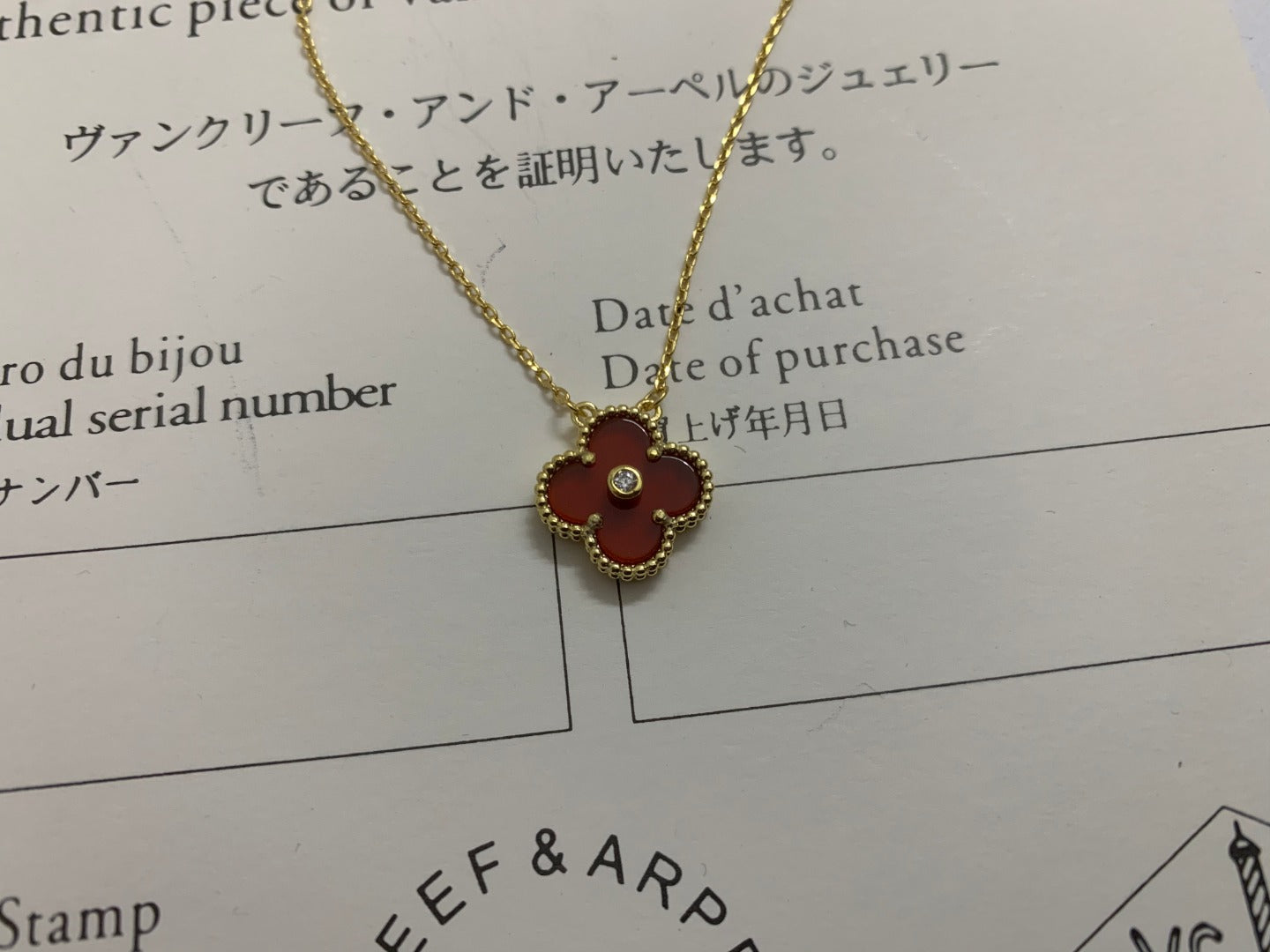 5XVA185XDE Stylish 1 flower necklace