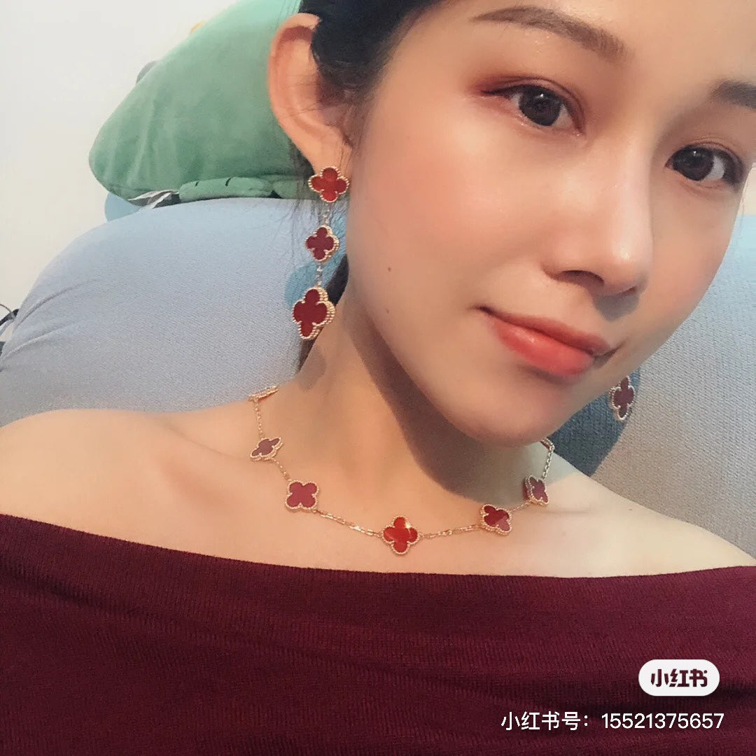 5XVA181XDE Stylish 10 flowers necklaces