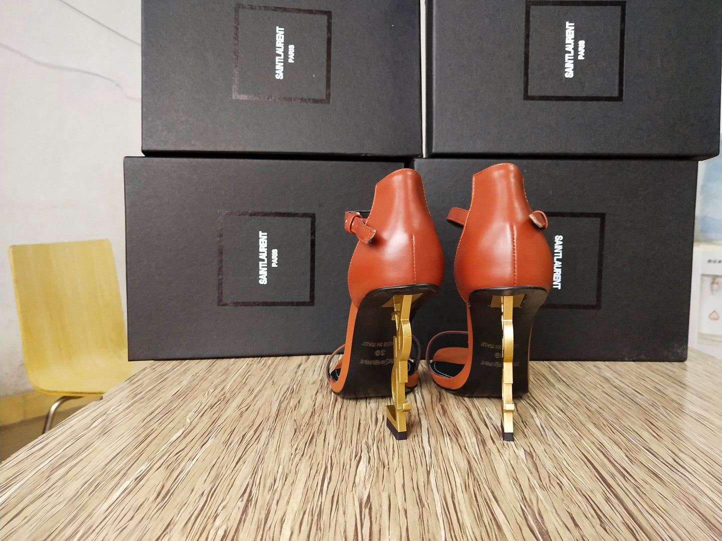 2XSL146ZDE Stylish leather high heels Heel high: 10.5cm