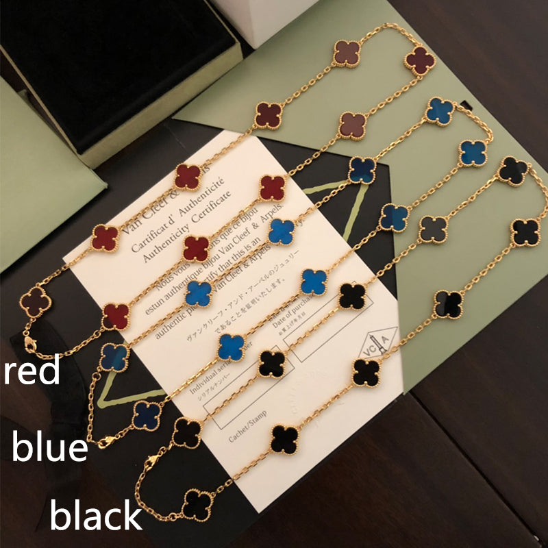 5XVA181XDE Stylish 10 flowers necklaces
