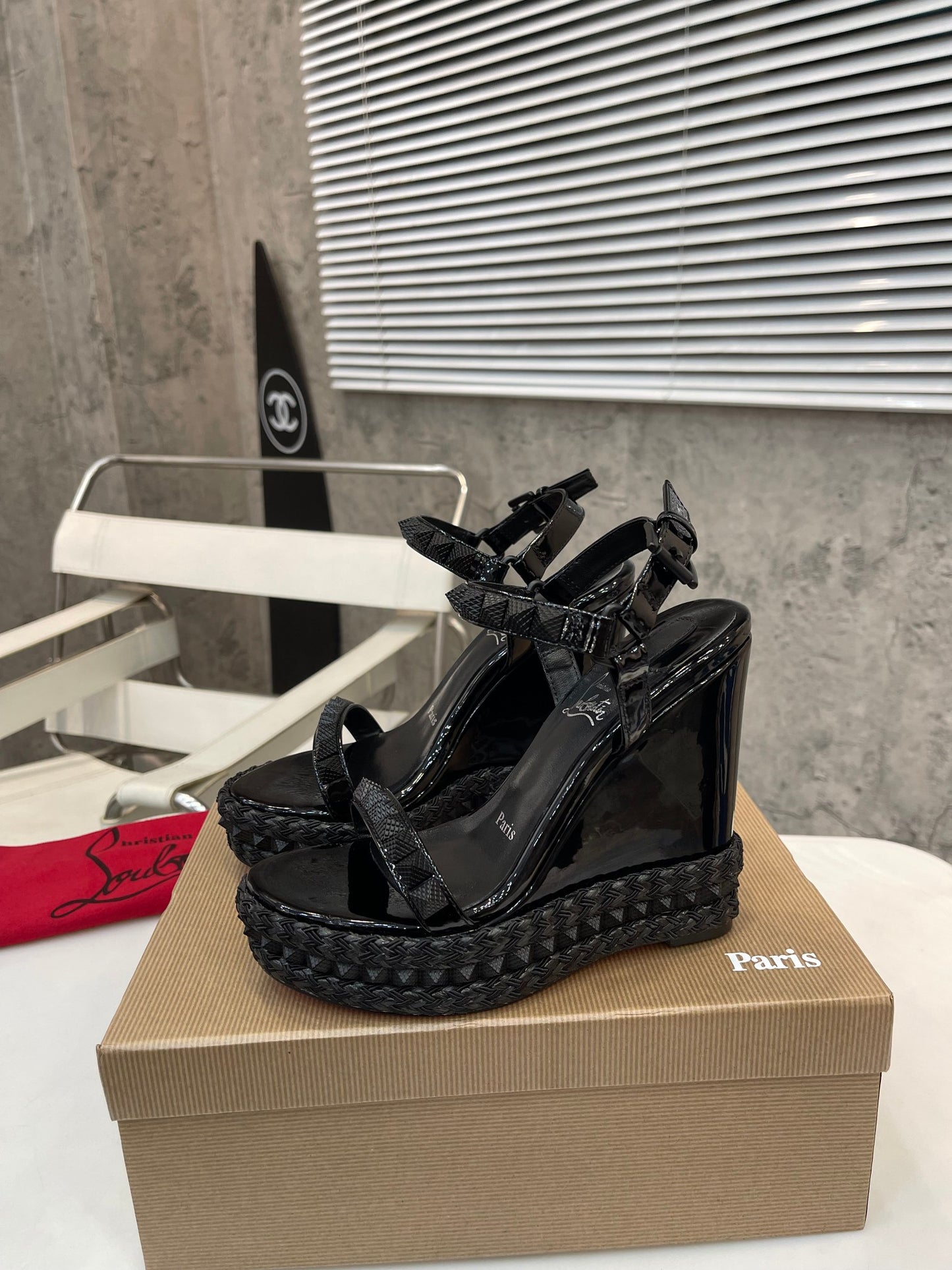 JXA6ZDE Stylish leather High heels 12cm heel