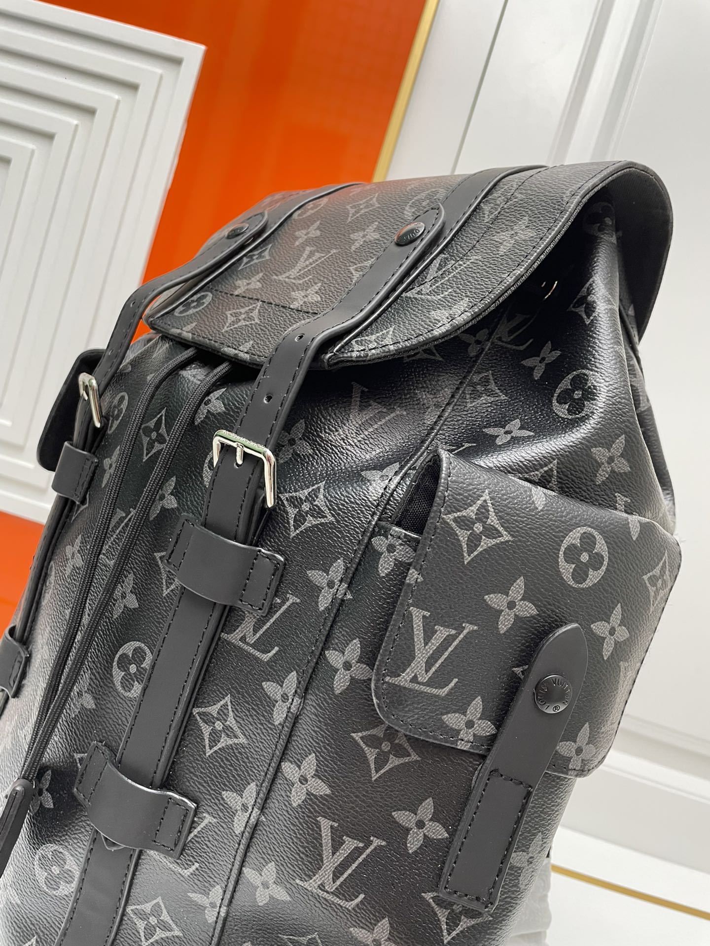 1WE68BDE Stylish leather Backpacks