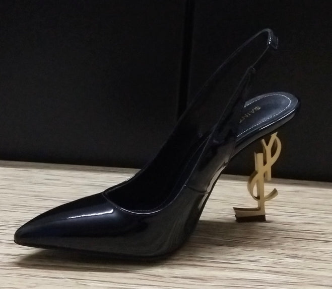 2XSL154ZDE Stylish leather high heels(10.5cm)