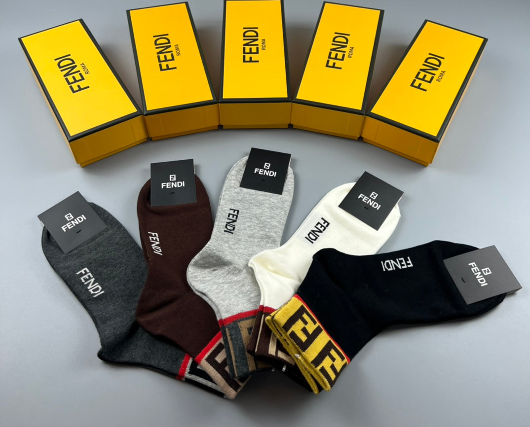 235QF65SDE Stylish socks(5 pairs )