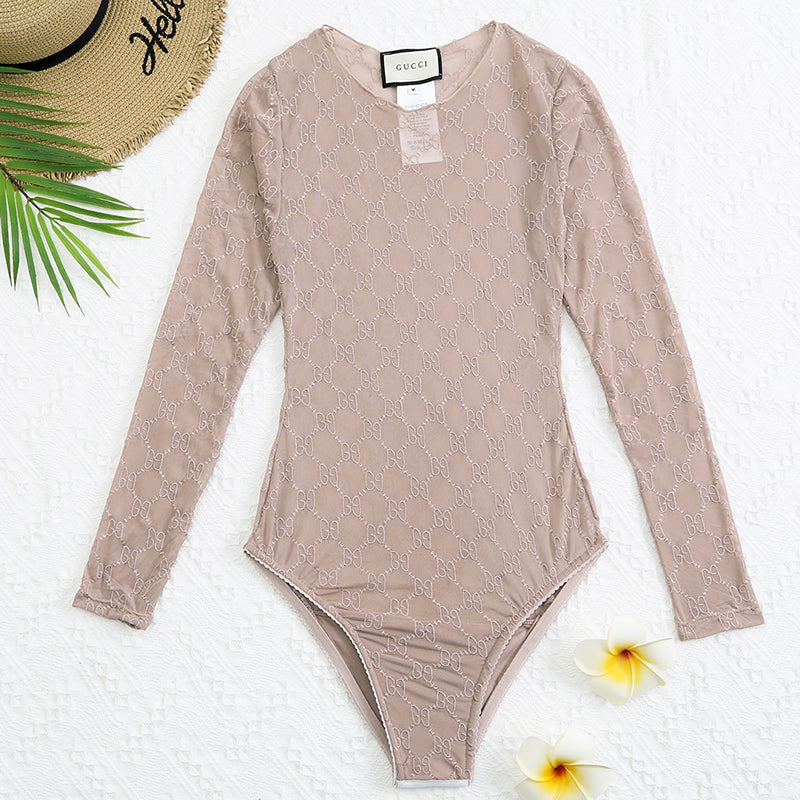 14B100YDE Stylish Long sleeve swimsuit