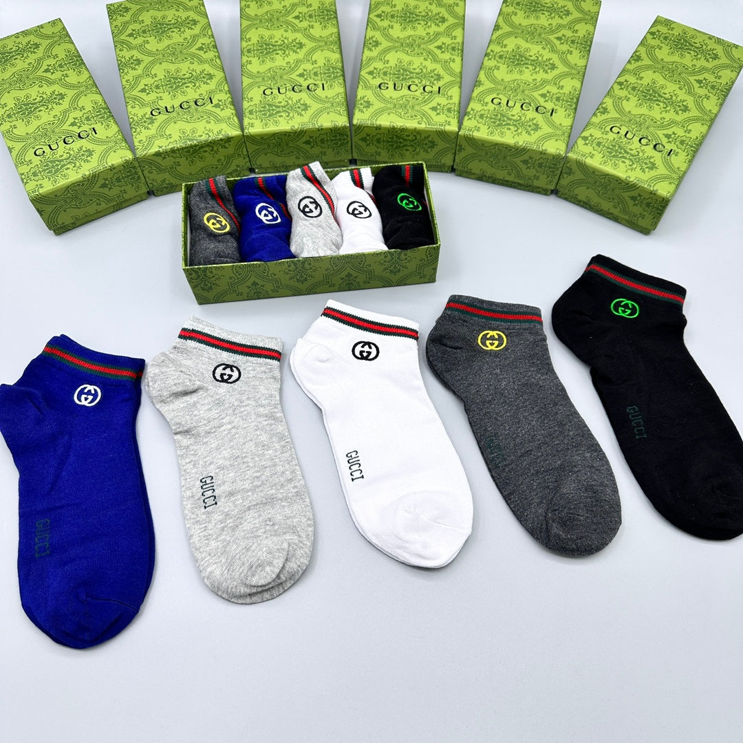 235QB62SDE Stylish socks(5 pairs )