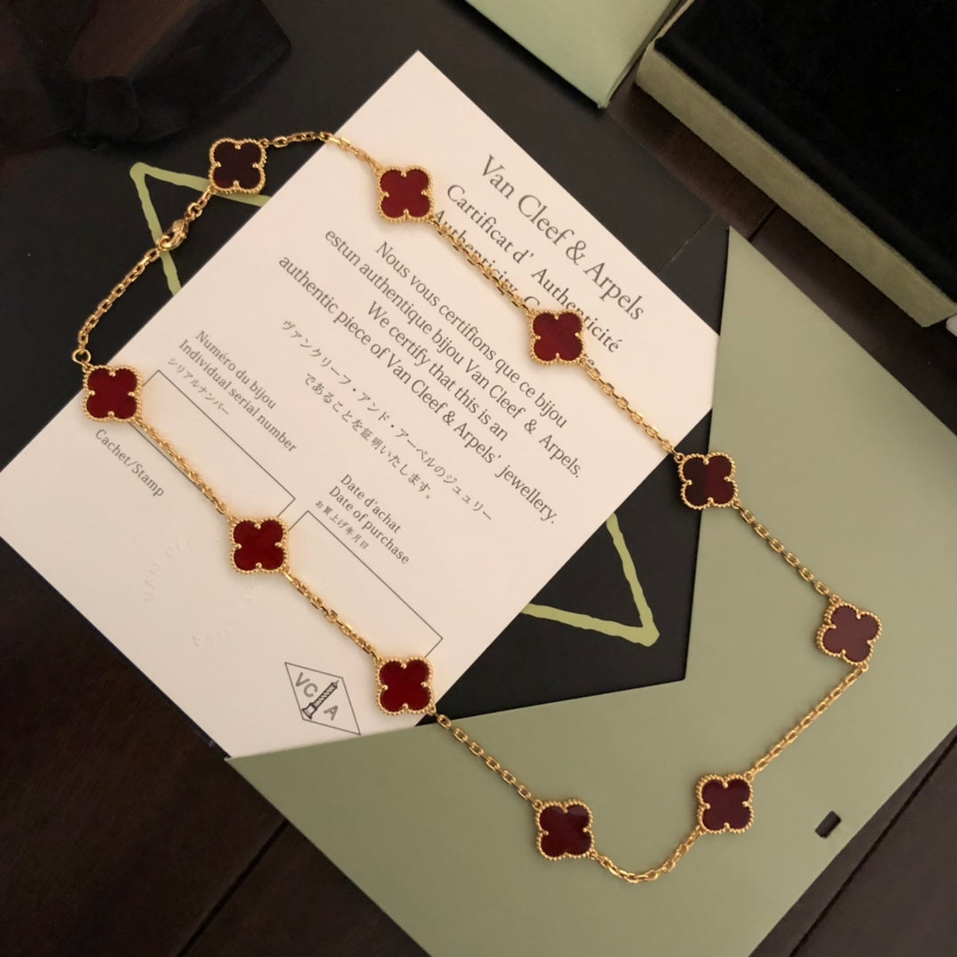 5XVA181XDE Stylish 10 flowers necklaces