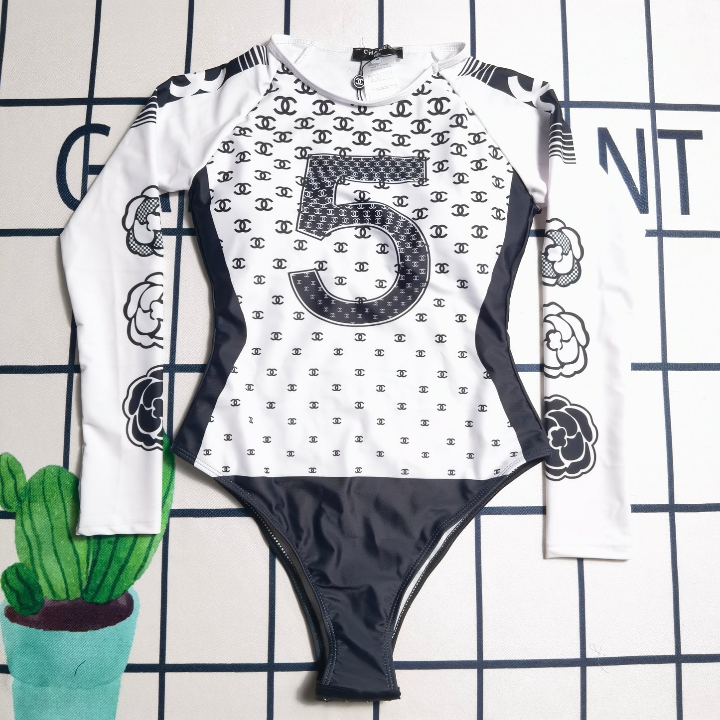 14C4YDE Stylish Long sleeve swimsuit