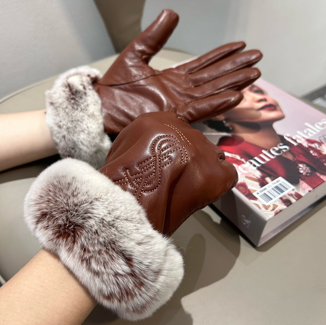 14SL25SDE Stylish Wool gloves